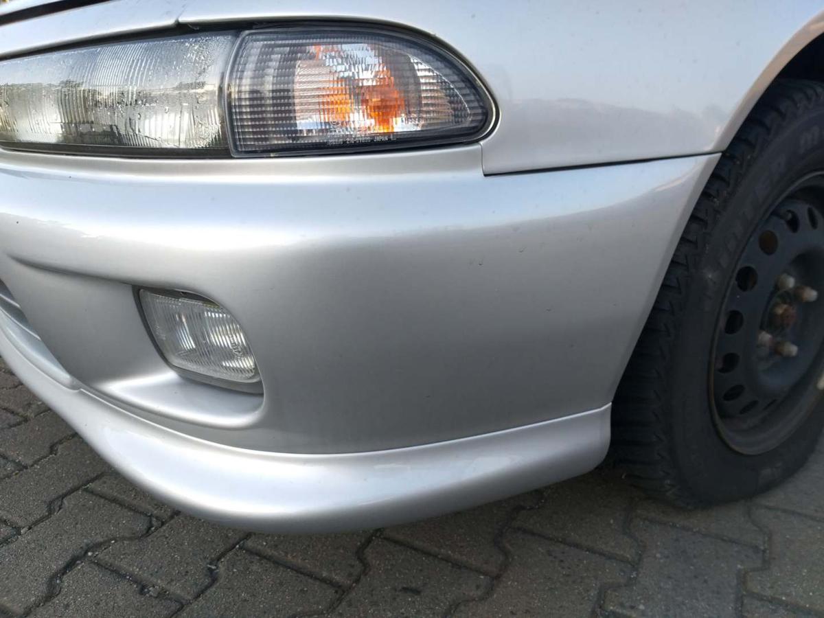 Mitsubishi Galant E50 original Stoßstange Stossfänger vorn Silber A69F Bj.1995